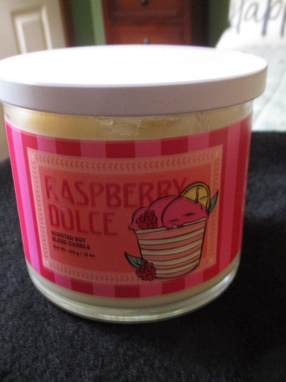 Ulta Beauty Raspberry Dolce Three Wick Candle NEW